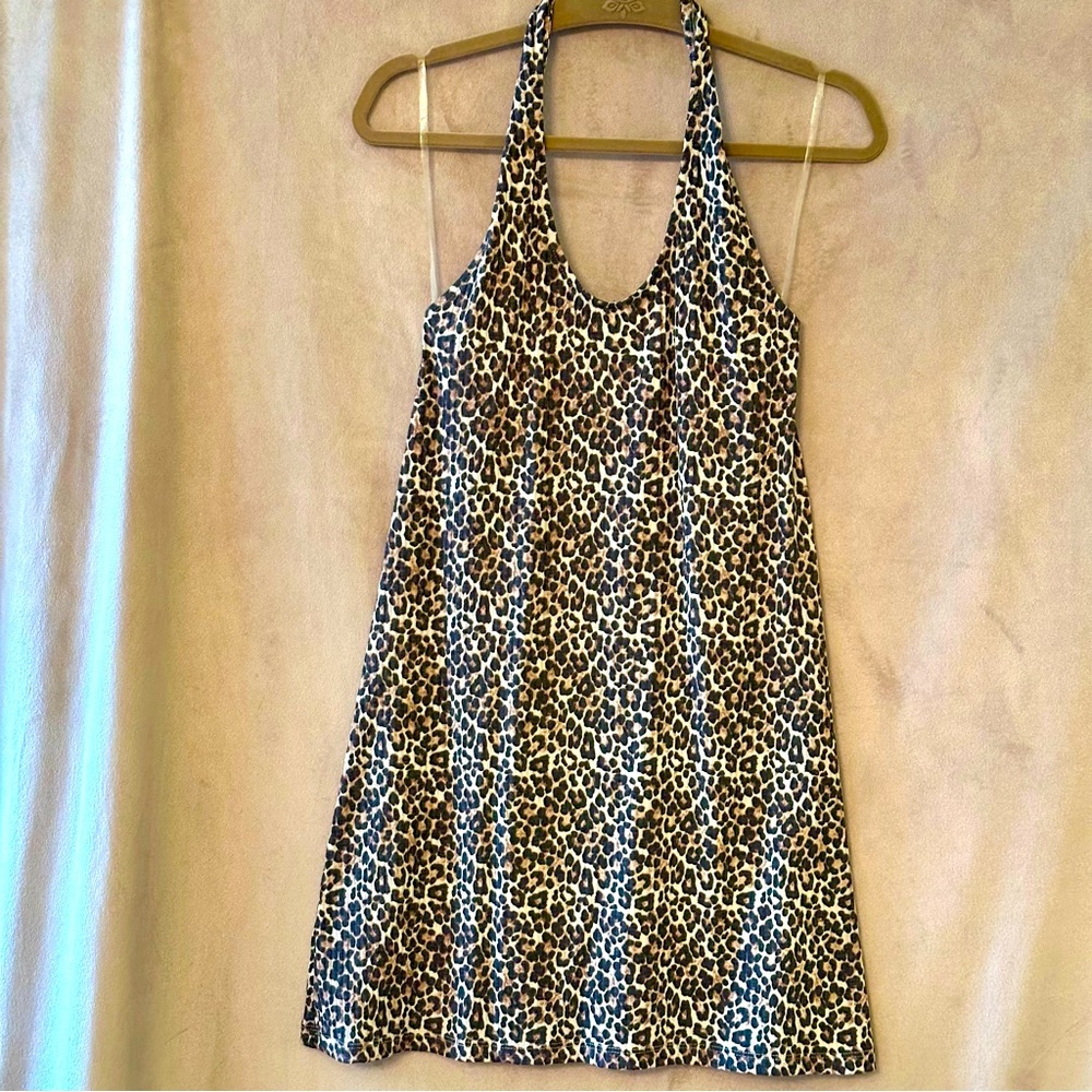 American Eagle Outfitters leopard print casual dress